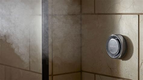 The steam heads do not need to be located on the same wall. . Kohler steam shower run pcln